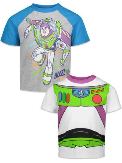 Disney Kids'  Toy Story 2-piece Short Sleeve T-shirt Set In Multi