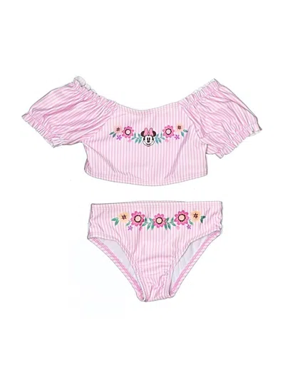 Pre-owned Disney Babies' Two Piece Swimsuit In Pink