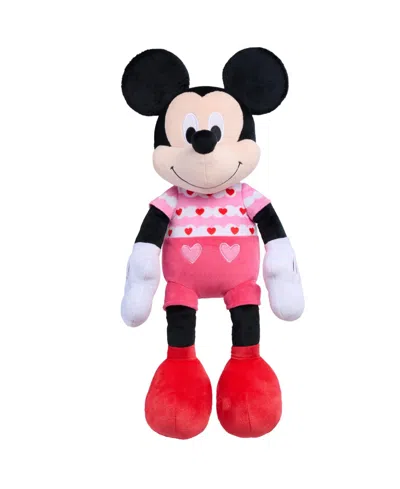 Disney Valentine's Mickey Mouse Large Plush Toy In Multi