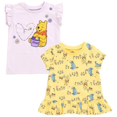 Disney Babies'  Winnie The Pooh 2-pack Short Sleeve T-shirts In Multi