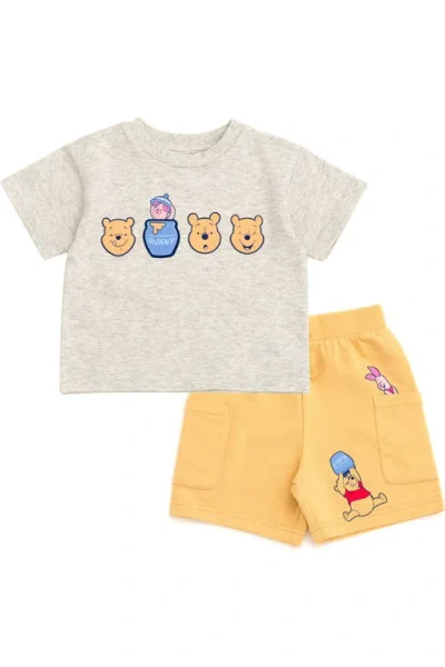 Disney Kids'  Winnie The Pooh Boys' 2-piece T-shirt And Shorts Set In Multi
