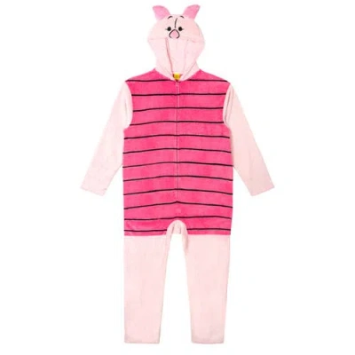 Disney Winnie The Pooh Cosplay Hooded One Piece Pajamas In Multi