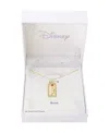 Disney Winnie The Pooh Crystal Pendant Necklace In Gold