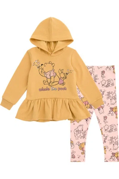 Disney Kids'  Winnie The Pooh Fleece 2-piece Hoodie And Leggings Set In Multi