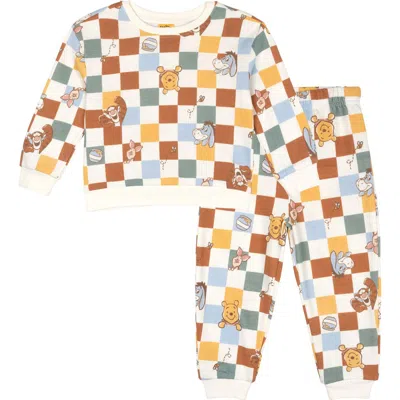 Disney Kids'  Winnie The Pooh Fleece 2-piece Sweatshirt And Pants Set In Multi