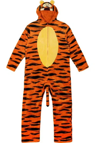 Disney Winnie The Pooh Fleece Hooded Coverall In Multi