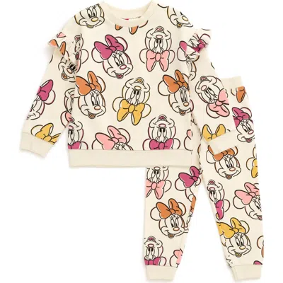 Disney Babies'  Winnie The Pooh Fleece Sweatshirt And Pants Set In Multi