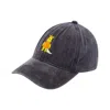 Disney Winnie The Pooh Pumpkin Black Dad Cap In Black