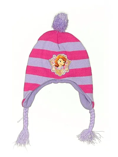Pre-owned Disney Kids' Winter Hat In Purple