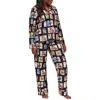 Disney Womens Polyester Pant Set In Multi