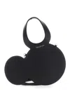 Disney X Coperni 'mickey' Black Crossbody Bag With Adjustable And Removable Shoulder Strap And Logo Lettering On The 