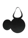 Disney X Coperni Mickey Leather Tote Bag In Black