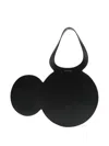 Disney X Coperni Mickey Leather Tote Bag In Black