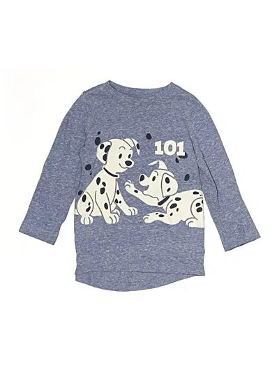 Pre-owned Disney X Jumping Beans Kids' 3/4 Sleeve T-shirt In Blue