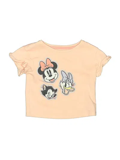 Pre-owned Disney X Jumping Beans Babies' Short Sleeve T-shirt In Pink