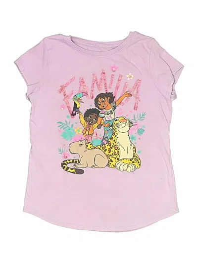 Pre-owned Disney X Jumping Beans Kids' Short Sleeve T-shirt In Pink