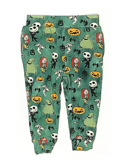 Pre-owned Disney X Posh Peanut Kids' Sweatpants In Green
