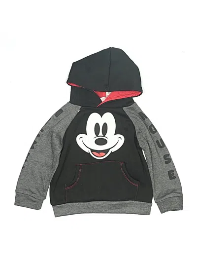Pre-owned Disney Kids' Zip Up Hoodie In Black