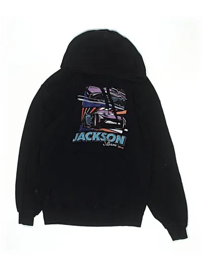 Pre-owned Disney Kids' Zip Up Hoodie In Black