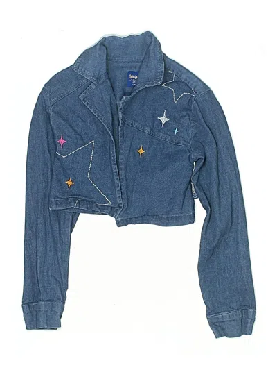 Pre-owned Disneyland® Resort Kids' Denim Jacket In Blue