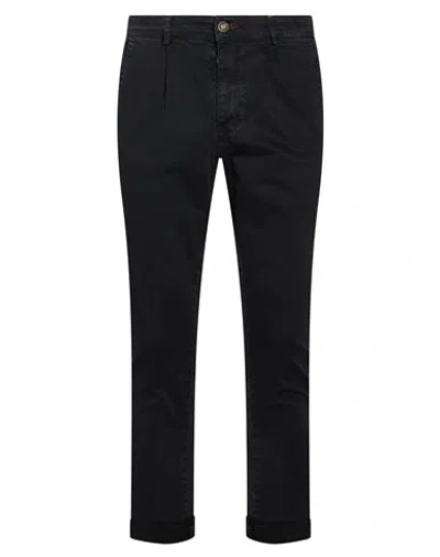 Displaj Man Pants Black Size 28 Cotton, Elastane