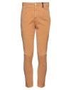 Displaj Man Pants Camel Size 26 Cotton, Elastane In Beige