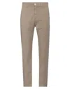 Displaj Man Pants Light Brown Size 26 Cotton, Elastane In Beige
