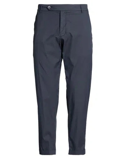 Displaj Man Pants Midnight Blue Size 36 Cotton, Polyester, Elastane In Multi