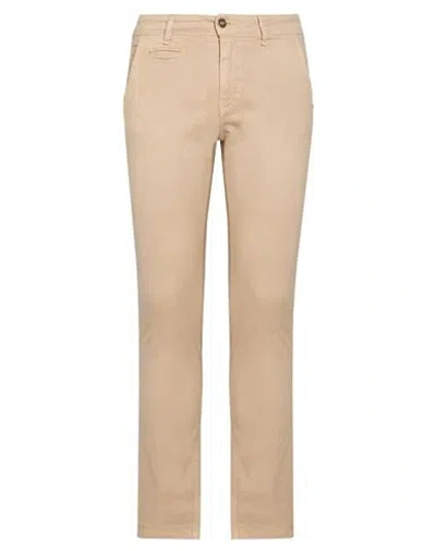 Displaj Man Pants Sand Size 28 Cotton, Elastane In Beige