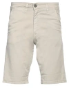 Displaj Man Shorts & Bermuda Shorts Beige Size 26 Cotton, Elastane