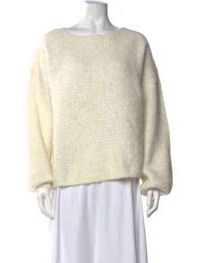 Pre-owned Dissh Alpaca Crew Neck Sweater W/ Tags In Neutrals