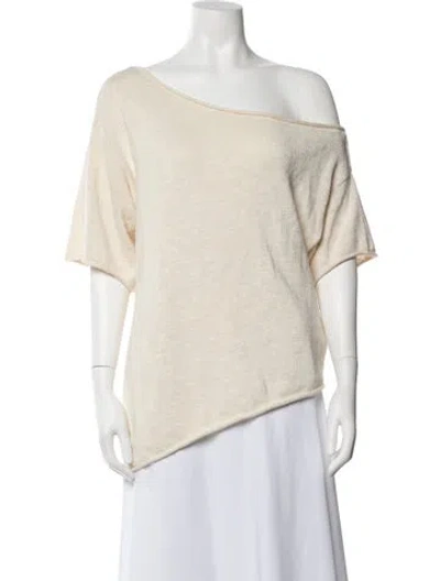 Pre-owned Dissh Asymmetrical Sweater In Neutral