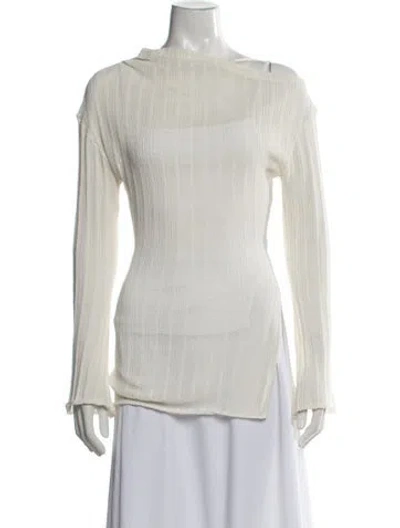 Pre-owned Dissh Asymmetrical Sweater In Neutrals