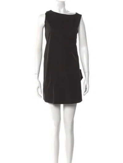Pre-owned Dissh Bateau Neckline Mini Dress W/ Tags In Black