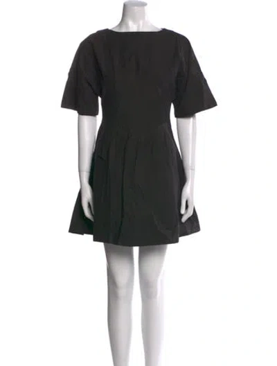 Pre-owned Dissh Bateau Neckline Mini Dress W/ Tags In Black