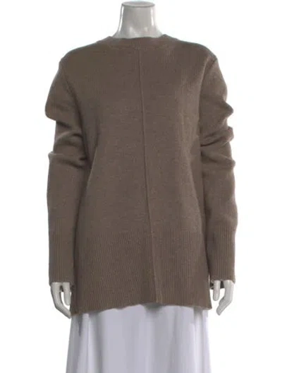 Pre-owned Dissh Bateau Neckline Sweater In Brown