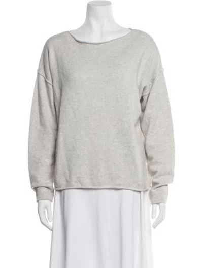 Pre-owned Dissh Bateau Neckline Sweater In Grey