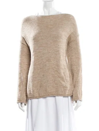 Pre-owned Dissh Bateau Neckline Sweater In Neutral