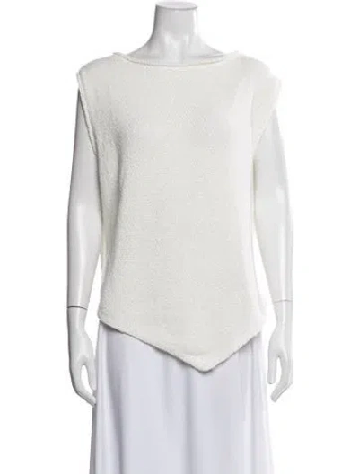 Pre-owned Dissh Bateau Neckline Sweater In Neutrals