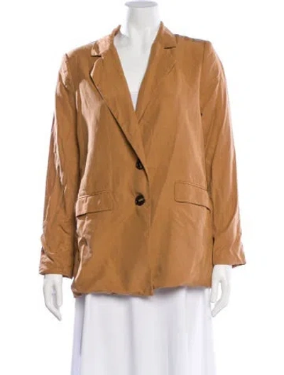 Pre-owned Dissh Blazer In Brown