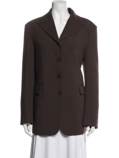 Pre-owned Dissh Blazer In Brown