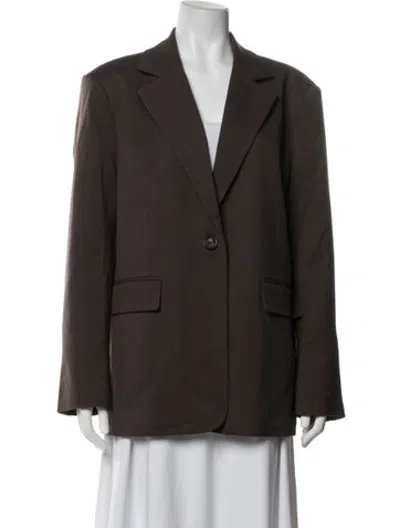 Pre-owned Dissh Blazer In Brown