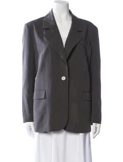 Pre-owned Dissh Blazer In Gray