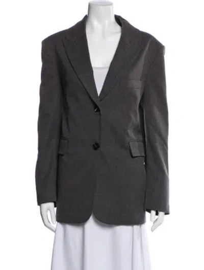 Pre-owned Dissh Blazer In Gray