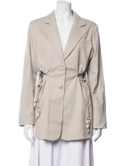 Pre-owned Dissh Blazer In Neutrals