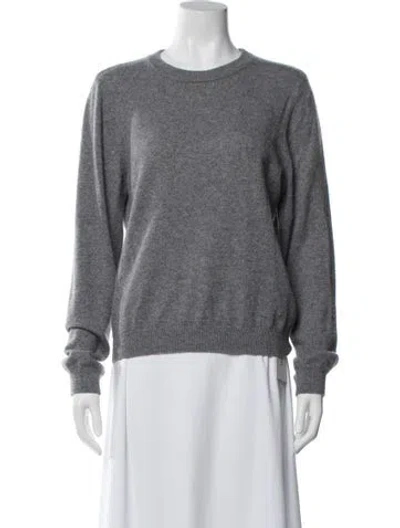 Pre-owned Dissh Cashmere Crew Neck Sweater In Gray