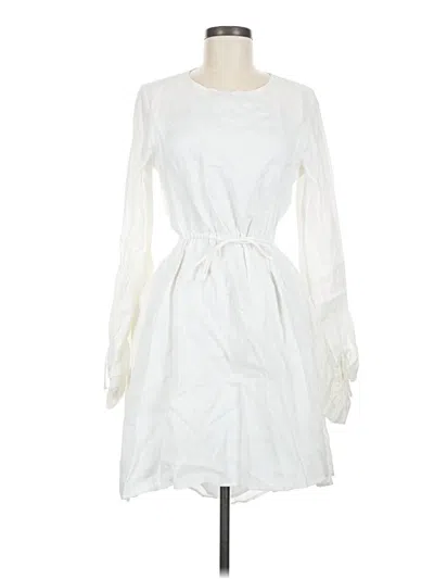 Pre-owned Dissh Casual Dress In White