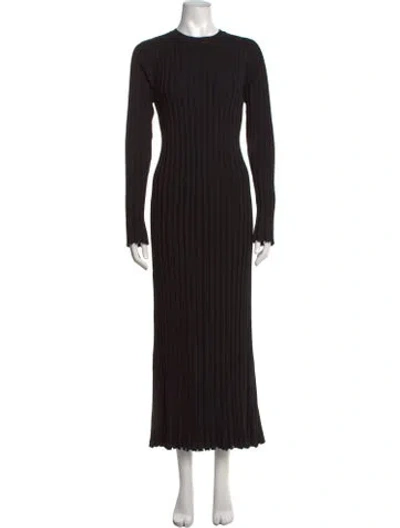 Pre-owned Dissh Crew Neck Long Dress W/ Tags In Black