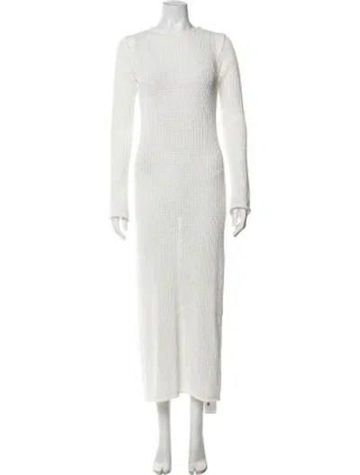 Pre-owned Dissh Crew Neck Long Dress W/ Tags In Neutrals