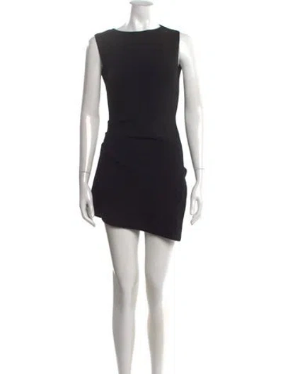 Pre-owned Dissh Crew Neck Mini Dress W/ Tags In Black